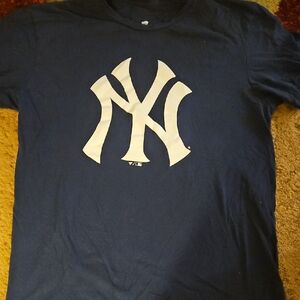 Fanatics NY YANKEES Navy Blue Short Sleeve Tee